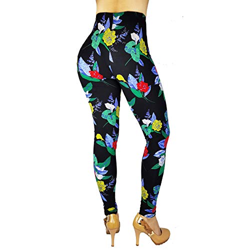 BCCSK Leggings for Women Buttery Soft Classic Print Popular Leggings (Y2, one Size)